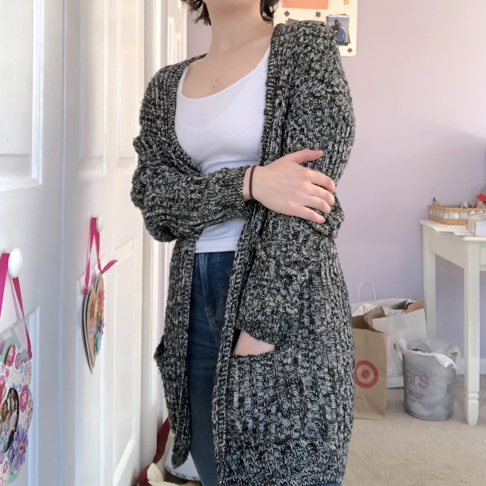 Garage long cardigan
